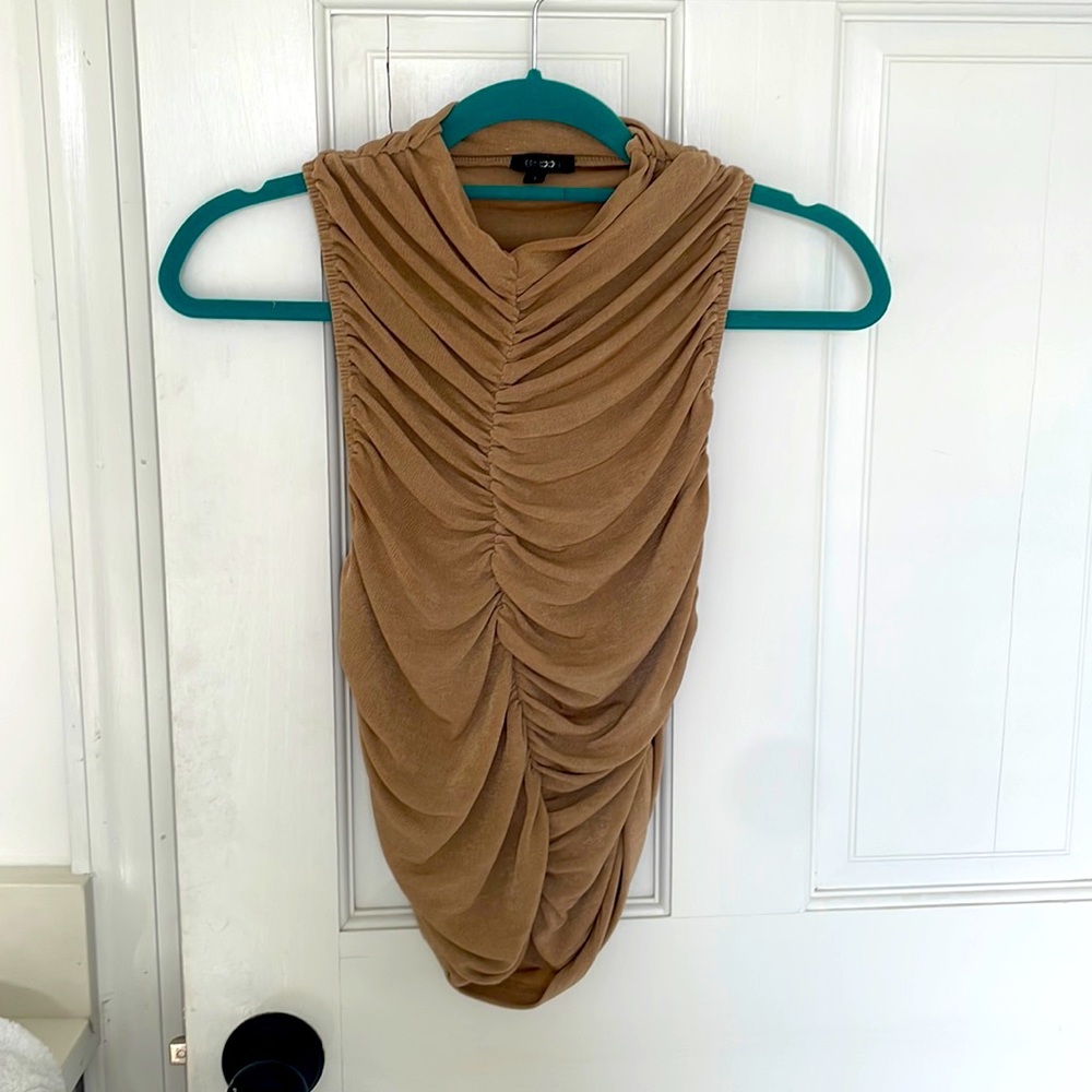 Bronze Papermoon rouched top